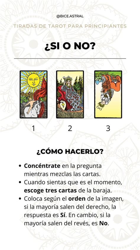 tarot sí o no|Tarot Sí o No: la hora de las respuestas 